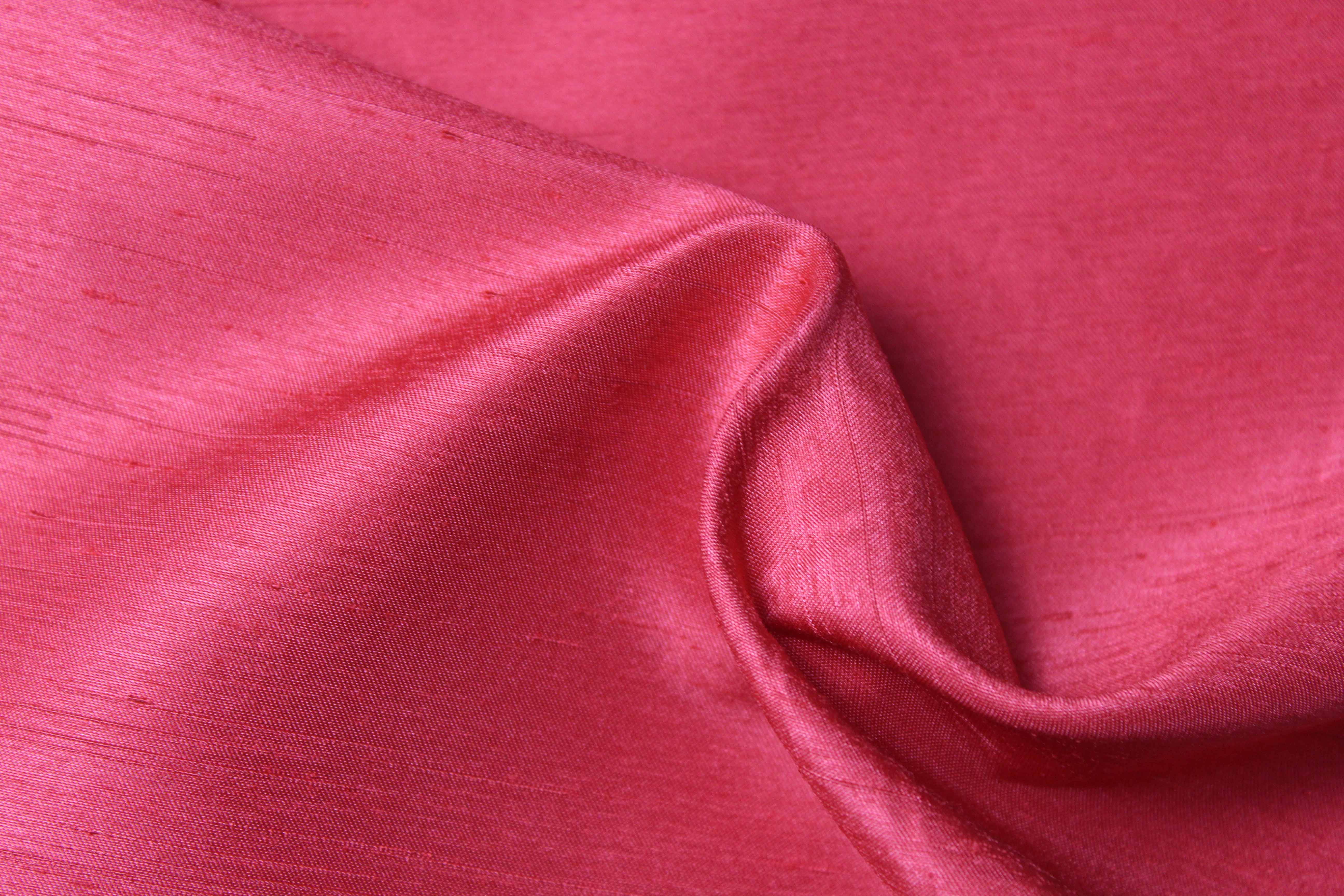 SATIN BACK SHANTUNG - RED